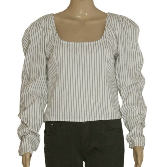 Free People Caroline Stripe Top Printed XS & M - Picture 8 of 8